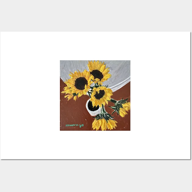 Sunflowers Wall Art by gjspring